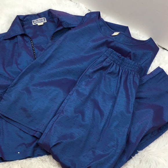 Kokomo vintage iridescent 3pc pant set M - Picture 12 of 12